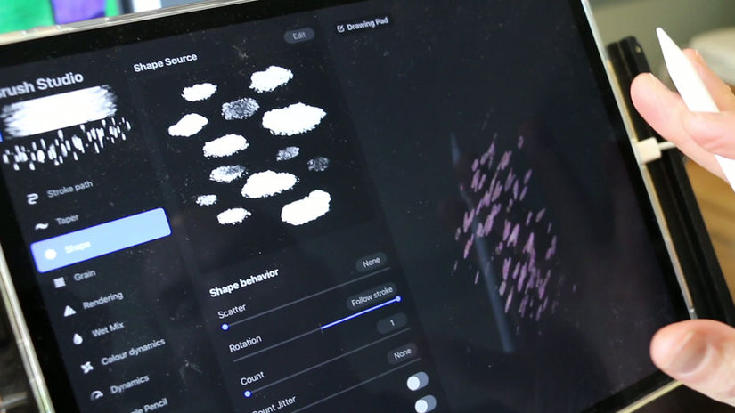 Painting a cover for The Week